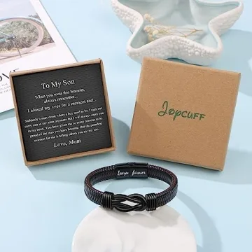 Fathers Day Gifts for Son Bracelet from Mom