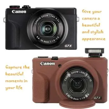 Stylish AEXUTDA Silicone Case for Canon G7 X Mark III