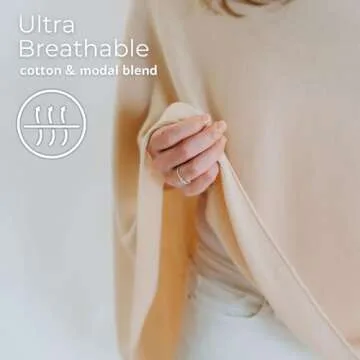 Toci Breathable Nursing Cover Up for Breastfeeding – Privacy Nursing Covers, Newborn Essentials Must-Haves, Soft and Stylish Multi-Use Baby Car Seat Cover