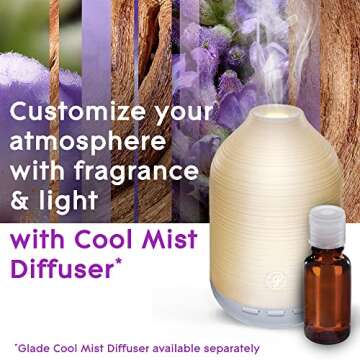 Glade Aromatherapy Cool Mist Oil Diffuser Refill with Lavender