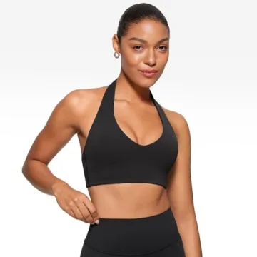 INGIA Women's Halter Longline Sports Bra for Comfortable Performance
