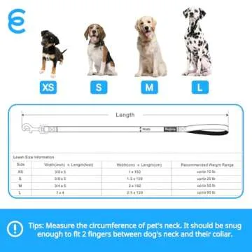 Blueberry Pet Essentials Durable Classic Dog Leash | Basic Nylon Dog Leash | 5ft. x 3/8" X-Small Dog Leash | Baby Pink Dog Leash | Standard Dog Leashes & Lightweight Dog Leash for Training