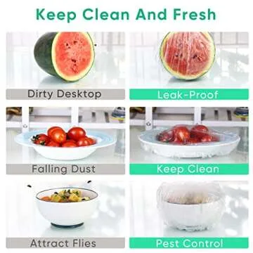 Avando Disposable Shower Caps 200pcs Hair Processing Clear Plastic Caps For Spa Home Use Hotel and Hair Salon Plastic Clear Elastic Bath Cap