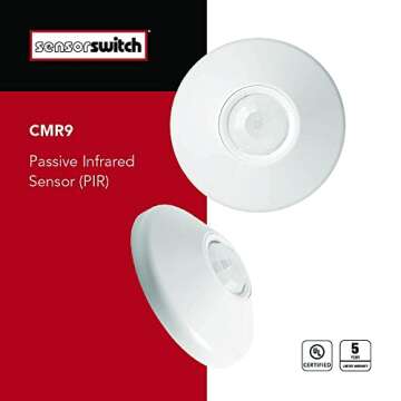 Energy Efficient Passive Infrared Ceiling Mount Sensor