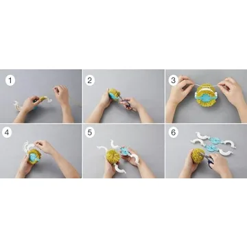 Clover Pom-Pom Maker for Effortless Crafting Fun