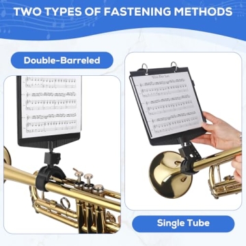 Somivrusa 2 in 1 Trumpet & Snare Drum Marching Lyre