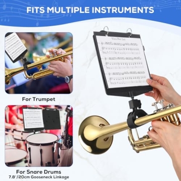 Somivrusa 2 in 1 Trumpet & Snare Drum Marching Lyre