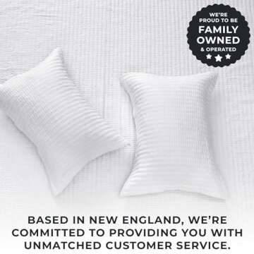 Great Bay Home King Quilt Bedding Set, 3-Piece Lightweight Summer Channel Stitch Quilt Set with Shams, Ultra Soft White Bedspreads, Quilted Bedding Coverlets for All Seasons