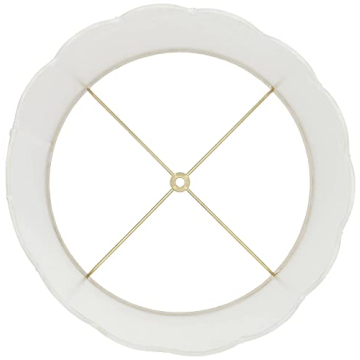 Stunning Hardback Scallop Bottom Empire Lamp Shade