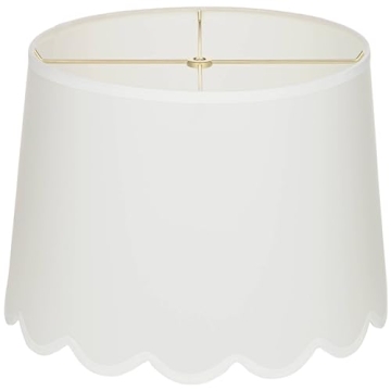Stunning Hardback Scallop Bottom Empire Lamp Shade
