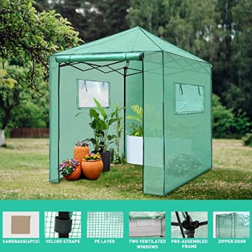 PexFix Portable Walk-in Greenhouse Easy Setup and Durable
