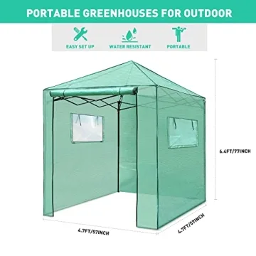 PexFix Portable Walk-in Greenhouse Easy Setup and Durable