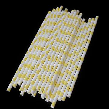 Biodegradable Paper Drinking Straws for Parties
