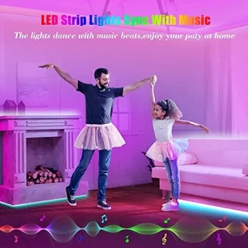 Tenmiro 65.6ft Smart LED Strip Lights for Home Decoration