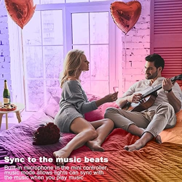 Tenmiro 65.6ft Smart LED Strip Lights for Home Decoration