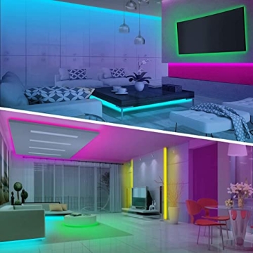 Tenmiro 65.6ft Smart LED Strip Lights for Home Decoration