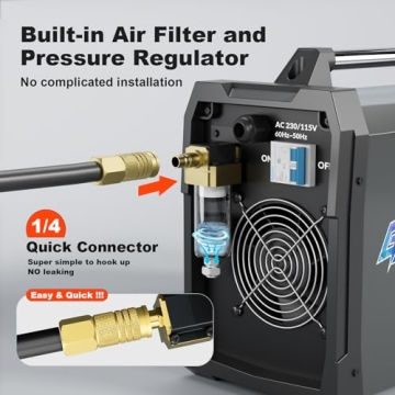 GZ GUOZHI 65Amp Plasma Cutter, Dual Voltage Cutting Machine