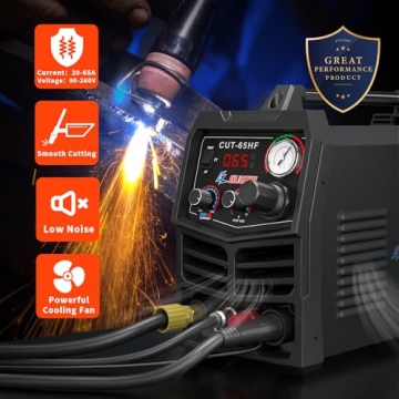 GZ GUOZHI 65Amp Plasma Cutter, Dual Voltage Cutting Machine