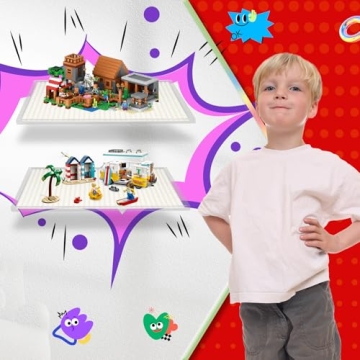 Floating Display Shelves for LEGO Collectibles - 2-Pack