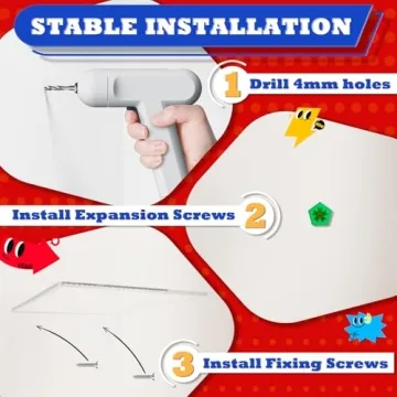 Floating Display Shelves for LEGO Collectibles - 2-Pack