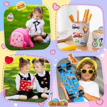 Puffy Stickers for Kids - 500+ Cute 3D Stickers Pack