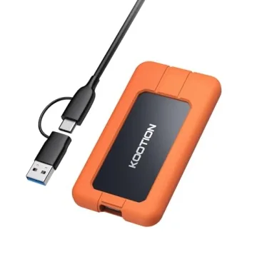 KOOTION 1TB Portable SSD Up to 2000MB/s External Drive