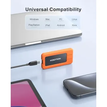 KOOTION 1TB Portable SSD Up to 2000MB/s External Drive
