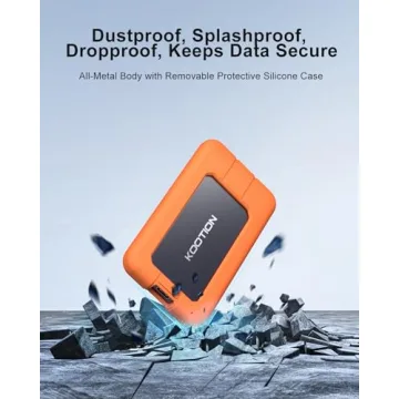 KOOTION 1TB Portable SSD Up to 2000MB/s External Drive