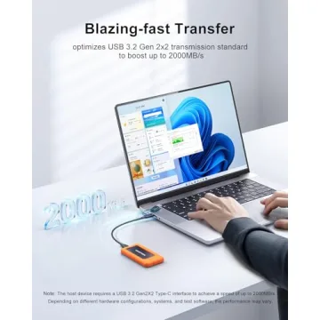 KOOTION 1TB Portable SSD Up to 2000MB/s External Drive