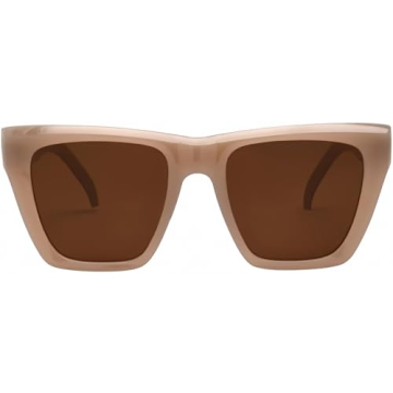 I-SEA Women's Ava Oversized Cat Eye Sunglasses | 100% UV Protection | Hydrophobic Coating | Polarize...