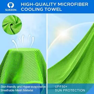Sukeen Cooling Towel Pack - Instant Relief for Hot Days