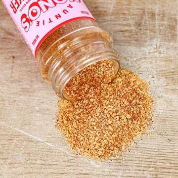 Auntie Nono’s Firecracker Sea Salt Seasoning - Hot Jalapeno Seasoning Salt - Organic Sea Salt Infused Seasoning - Spicy Salt Pepper Seasoning for Soups, Salads, Pizza, Popcorn.