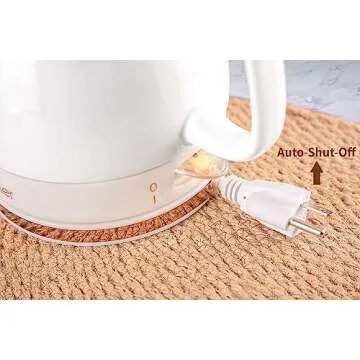 Toptier Electric Ceramic Tea Kettle for Effortless Boiling