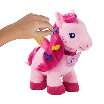 Barbie Walk & Flutter Pegasus Plush Toy - 11-inch Interactive