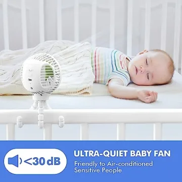 WiHoo Stroller Fan - Portable Baby Fan for Summer Fun