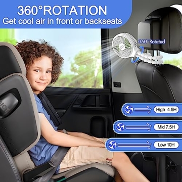 WiHoo Stroller Fan - Portable Baby Fan for Summer Fun