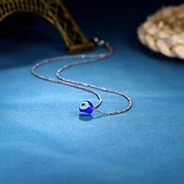 Evil Eye Necklace - Protection Amulet Jewelry Gift