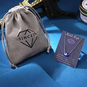Evil Eye Necklace - Protection Amulet Jewelry Gift