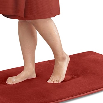 Genteele Luxury Memory Foam Bath Mat - Non-Slip, Quick Dry, Ultra Soft