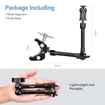 UTEBIT 11 inch Magic Camera Mount for DSLRs and Lights