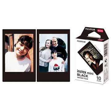 FUJIFILM Instax Mini Black Film - 10 Exposures