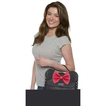 Loungefly Disney Minnie Mouse Crossbody Bag with Ears and Bow