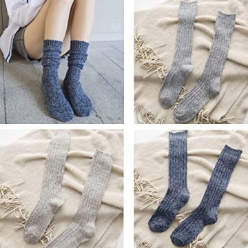 Stylish TINTAO Women Winter Wool Boot Socks for Cozy Days