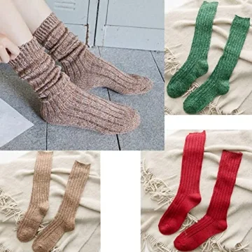 Stylish TINTAO Women Winter Wool Boot Socks for Cozy Days