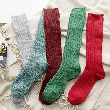 Stylish TINTAO Women Winter Wool Boot Socks for Cozy Days
