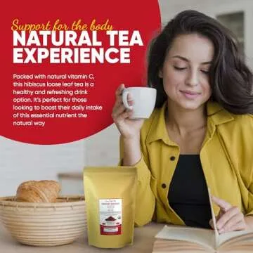 Green Hill Hibiscus Herbal Tea - 100% Natural Loose Leaf