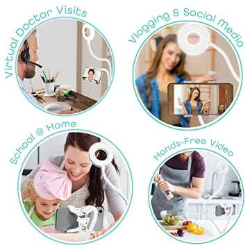 Aduro U-Stream Selfie Ring Light with 24" Gooseneck