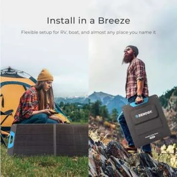 Renogy E.Flex-CORE 100W Portable Solar Panel for Adventures