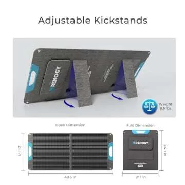 Renogy E.Flex-CORE 100W Portable Solar Panel for Adventures