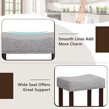 Giantex 25" Counter Height Bar Stools - Comfort Meets Style